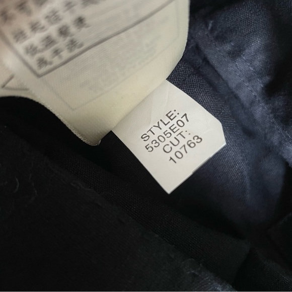 Max Studio Special Edition Black Linen Blend Skort • Size 10 - Picture 13 of 16